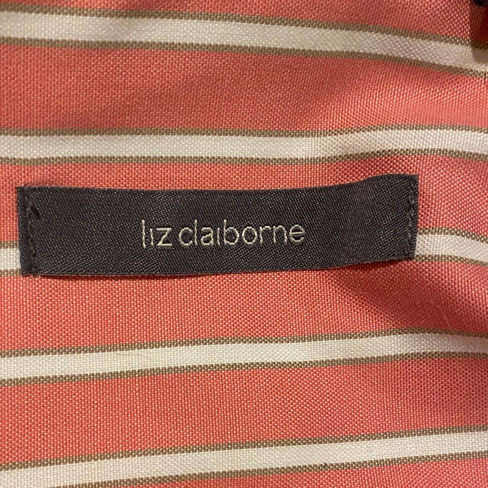 Stylish Pink and White Striped Women’s Dress Shirt - Picture 7 of 8